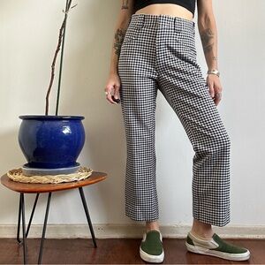 70's Flared Houndstooth Trousers